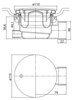 Cezares TRAY-A-RH-100/80-550-15-W-R Душевой поддон, цвет: белый