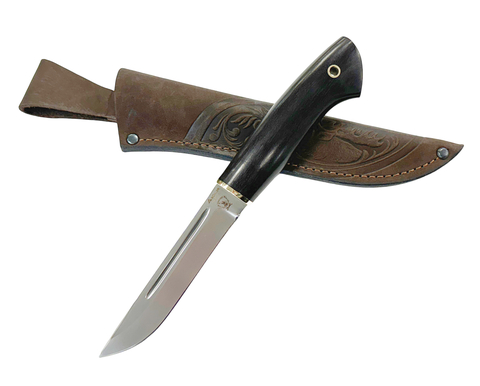 Нож походный, Bohler N690, черный граб