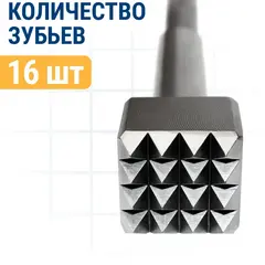 Бучарда SDS-plus ПРАКТИКА 45x45х180 мм, 16 зубьев, серия Профи (791-653)