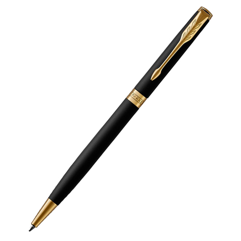 Ручка шариковая Parker Sonnet Core, Matte Black GT SLIM (1931520)