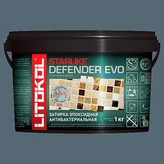 Затирка швов эпоксидная Litokol Starlike Defender EVO S.130 GRIGIO ARDESIA, 1 кг