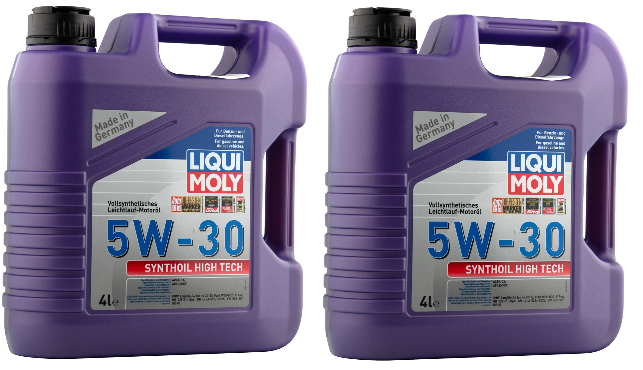Масло моторное Liqui Moly Synthoil High Tech 5W-30 4л + 4л, комплект
