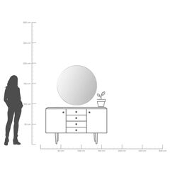 Зеркало Starlet Greige Ø100cm