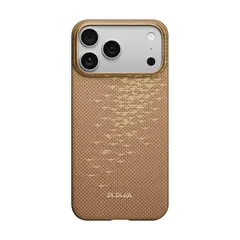Чехол PITAKA Ultra-Slim Case для Apple iPhone 17 Pro Max (PitaTap) MagSafe, Golden Glint