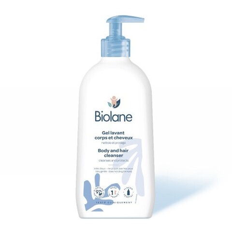 Гель для тела и волос 2 в 1 BIOLANE Body and Hair Cleanser 350 мл