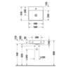 Duravit DuraSquare 2353500041 Раковина мебельная