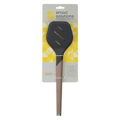 Лопатка с прорезями smartchef, 32 см, капучино-графит
