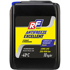 17375N RUSEFF Антифриз ANTIFREEZE EXCELLENT OAT (10кг) - 10 кг