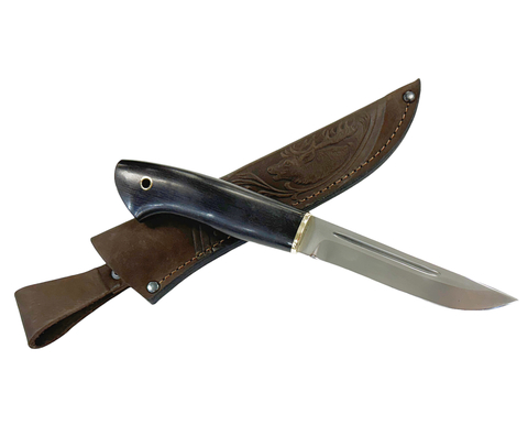 Нож походный, Bohler N690, черный граб