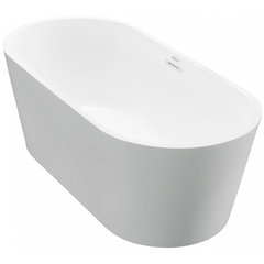 BelBagno BB71-1700-BIANCO Акриловая ванна в комплекте со сливом-переливом, цвет: белый фото