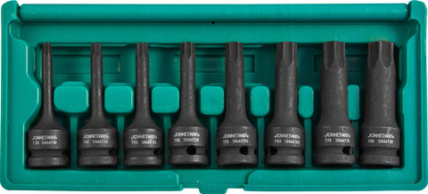 Jonnesway S06A408S Набор насадок торцевых TORX® 1/2DR