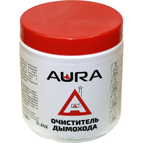 Средство для чистки дымоходов AURA, банка 500 г - 5