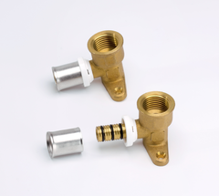 Водорозетка пресс латунь RIIFO Omni 20-1/2"ВР L41,5, уп 6 шт