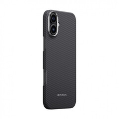Чехол Pitaka Ultra-Slim для iPhone 16, Черный | Twill
