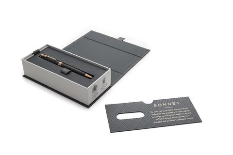 Ручка шариковая Parker Sonnet Core, Matte Black GT SLIM (1931520)