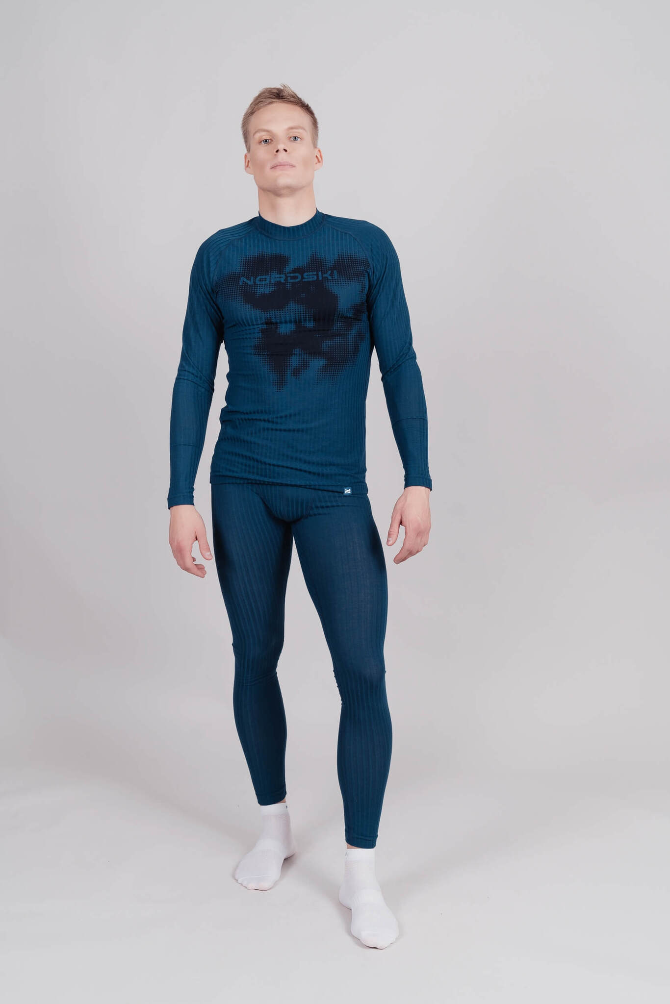 Мужской комплект спортивного термобелья Nordski Light dark ocean