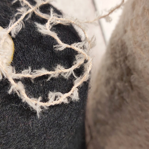 Меринос-травка SESIA SHEARLING 400 бежевый