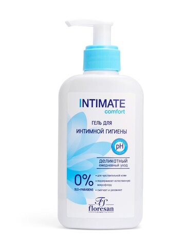 Floresan INTIMATE Деликатный гель для интимной гигиены с экстрактом лотоса 