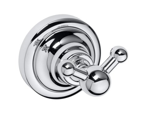 Bemeta Retro 144306032 Крючок двойной, цвет: хром