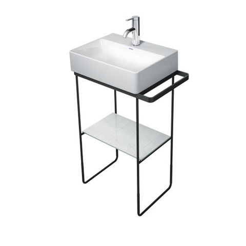Duravit DuraSquare 99668300 Стеклянная полка для металлической консоли для раковины, белый
