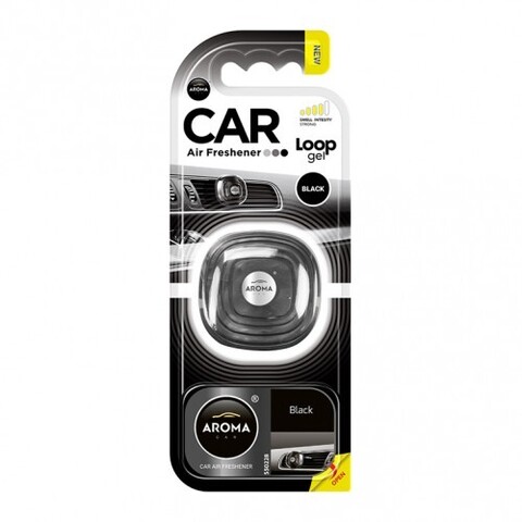 AROMA CAR Ароматизатор гелевый LOOP GEL Black