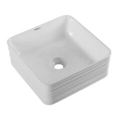 BelBagno BB1407 Раковина керамическая накладная, 38x38, цвет: белый фото