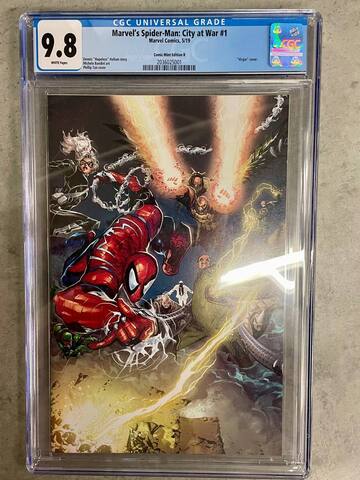 Marvel's Spider-Man: City at War #1 CGC 9.8 (Virgin Cover)