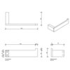 Decor Walther Contract 0650177 Держатель туалетной бумаги, цвет: нержавеющая сталь