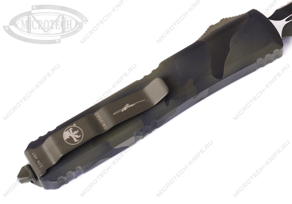 Нож Microtech Ultratech 122-3OCS Olive Camo Signature