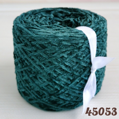 Велюр бобинный 450м/100гр (3мм) 45053, Темный зеленый