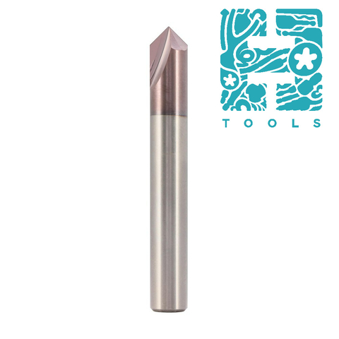 Фреза фасочная ц/х 90° 10x75x10мм 2z P20 TiALN 55HRC H-Tools 19750-100