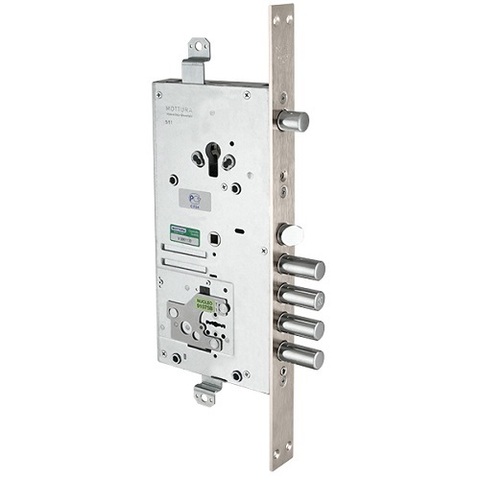 Замок врезной двухсистемный MOTTURA 54.J939M-S MyKey (левый), перекод. с торца, кл. 60 мм /33457/