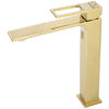 BelBagno Luce LUC-LMC-ORO-W0 Смеситель для накладной раковины, цвет: золото
