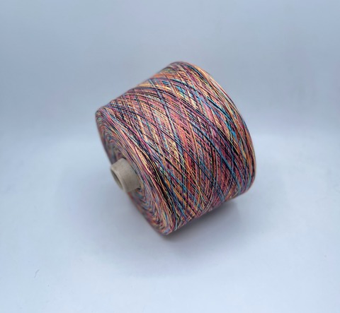 Pinori Filati (пр.Италия), art- Recy-Cot, 3/5000 1667м/100гр.100% хлопок, цвет-Закат, арт.29206