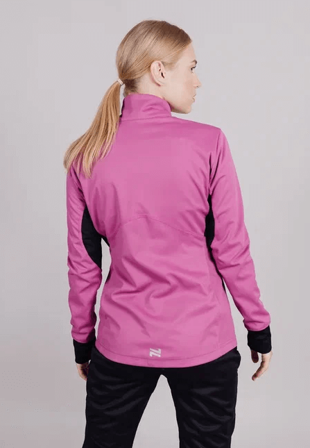 Женский костюм для лыж и бега зимой Nordski Hybrid Active fuchsia-yellow - 4