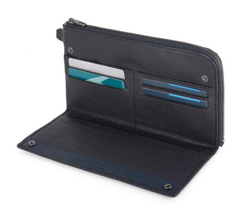 Клатч мужской Piquadro Brief AC4458BR/BLU синий натур.кожа