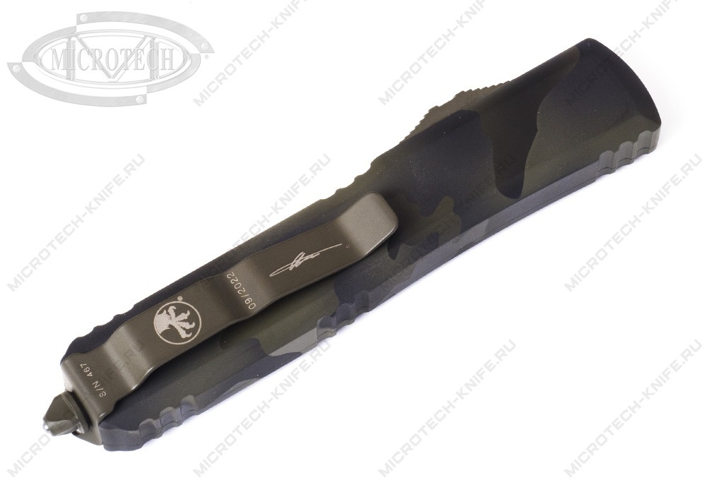 Нож Microtech Ultratech 122-3OCS Olive Camo Signature