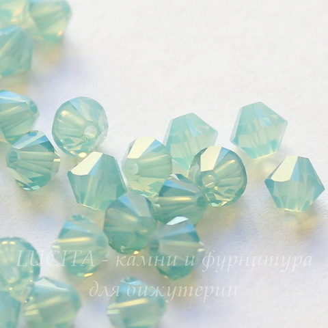5328 Бусина - биконус Сваровски Pacific Opal 4 мм, 10 штук