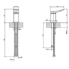 Gessi Rilievo 59047#299 Рычаг удаленного управления., цвет: nero XL