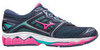 Кроссовки для бега женские Mizuno Wave Sky синие-розовые - 1
