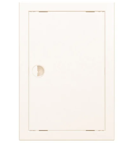 Л4040Р Ivory, Люк-дверца ревизионная 418х418 с фланцем 396х396 с ручкой АБС