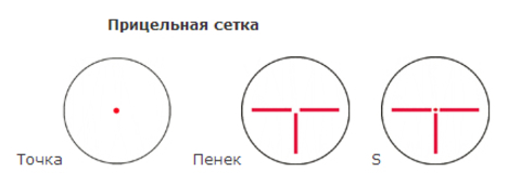 ПРИЦЕЛ КОЛЛИМАТОРНЫЙ ПИЛАД ВОМЗ Р1Х30 (WEAVER)