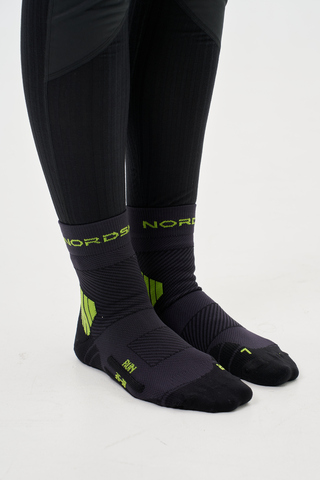 Термоноски Nordski Run All year black-lime