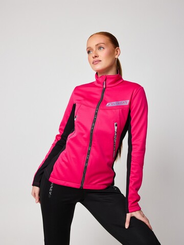 Женская тренировочная лыжная куртка Arswear Softshell Rase розовая