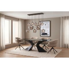 Светильник подвесной Sphere Smoke 52x146cm