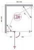 BelBagno Kraft KRAFT-A-12-90-C-CR-L Душевой уголок, 90x90, цвет: хром