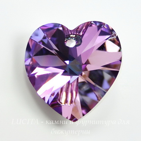 6228 Подвеска Сваровски Сердечко Crystal Vitrail Light (10,3х10 мм)