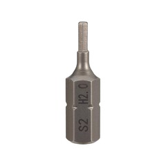 Бита шестигранная HEX 2,0 х25мм S2 1шт SGS 6325-H2.0