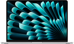 Apple MacBook Air 15" (M4, 10C CPU/10C GPU, 2025), 16 ГБ, 256 ГБ SSD, Серебристый (Silver) Ноутбук