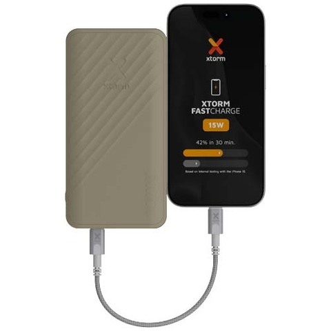 Xtorm XG220 Go2 портативное зарядное устройство с быстрой зарядкой, 15 Вт, 20 000 мАч